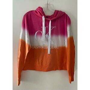 Women’s Calvin Klein Tie Dye Crop Sweater size Medium